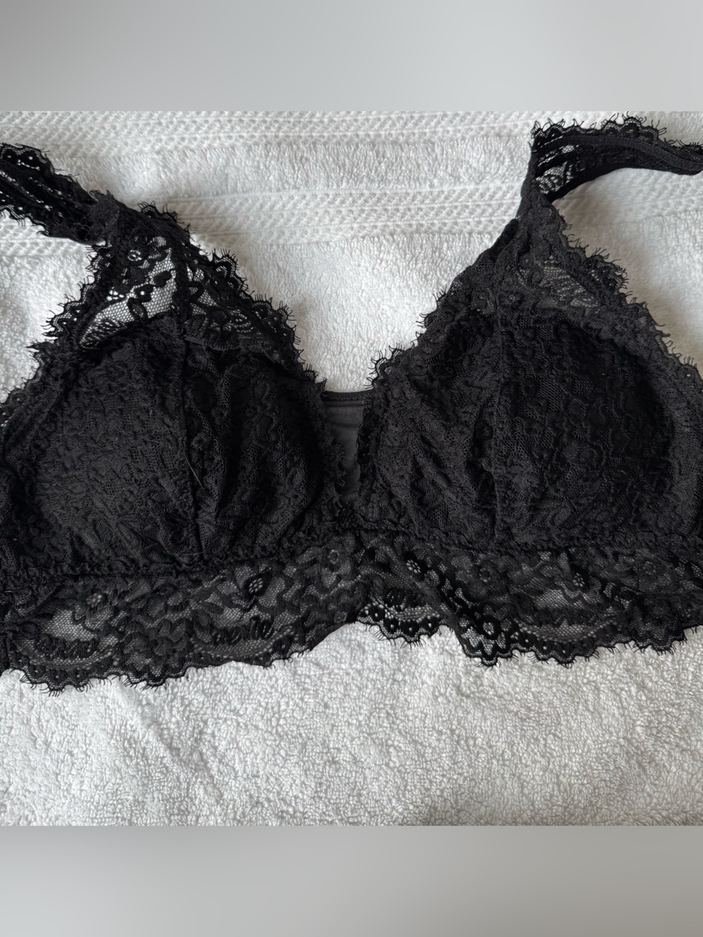 Aerie Black Lace Wireless Bralette